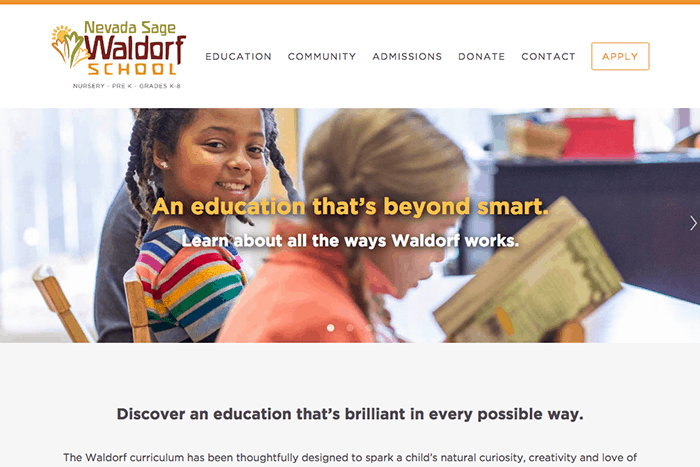 Nevada Sage Waldorf School homepage